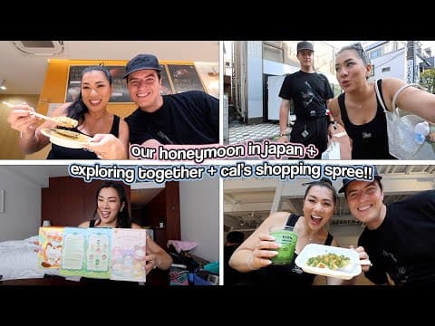 OUR HONEYMOON IN JAPAN!! Exploring Together + Cal's Shopping Spree! thumbnail