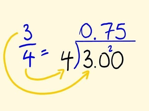 How to Convert Fractions to Decimals Easily thumbnail