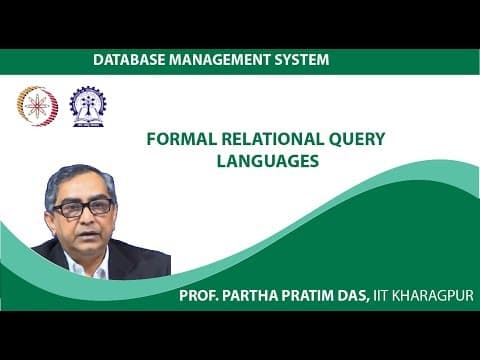 Formal Relational Query Languages thumbnail