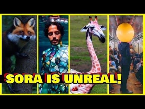 SORA: The STUNNING First Impressions | Artists get their hands on OpenAI's SORA and are BLOWN AWAY thumbnail