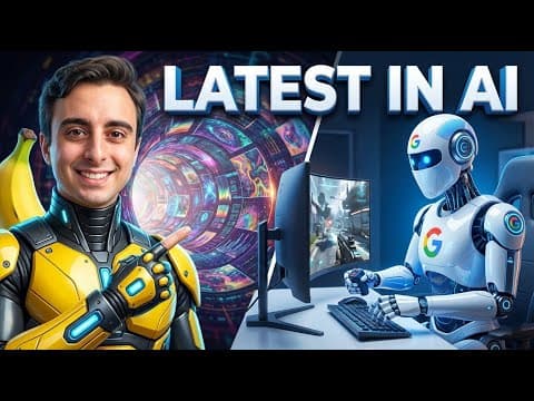 Google’s SIMA 2 AI Plays Games! + Nano Banana 2 Absurd Demos! thumbnail