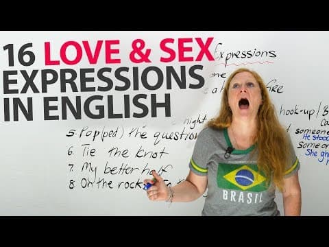 ♥ ♥ ♥ 16 Common English LOVE Expressions ♥ ♥ ♥ thumbnail