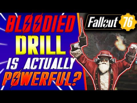 Let's Roll The Deadliest Bloodied Drill Legendary Effects in Fallout 76! I Was Surprised! thumbnail
