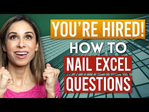 What Excel Skills Do Employers Ask About in Interviews? thumbnail