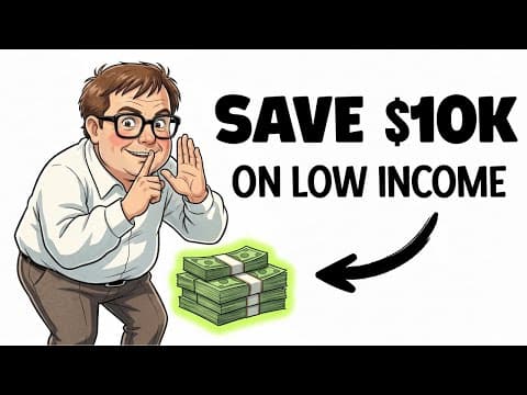 How to Save $10,000 on a Low Income (It Feels ILLEGAL) thumbnail
