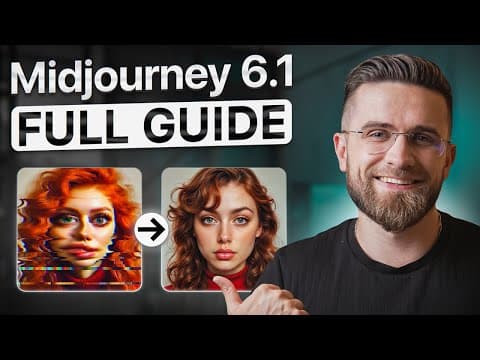 Ultimate Midjourney Guide 2025: How to Use Midjourney For Beginners thumbnail