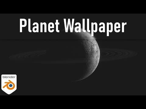 Easy Realistic Planet Wallpaper [Blender 2.9] | English thumbnail