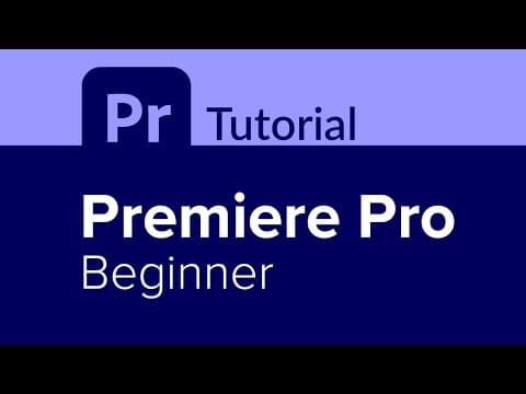 Premiere Pro Beginner Tutorial thumbnail