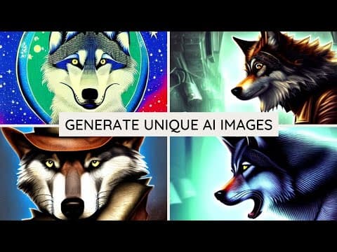 How to Generate Unique Images with Free AI Tools thumbnail