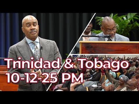 First Church TOG Broadcast October 12th, 2025 Sunday PM Edited With Scriptures Trinidad & Tobago thumbnail
