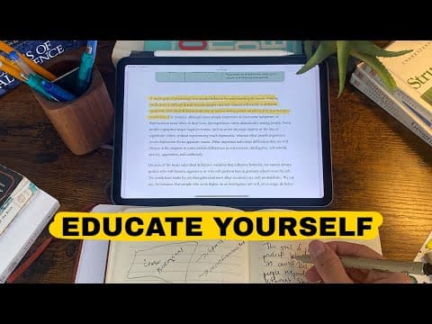 How to teach yourself anything (& create your own curriculum) thumbnail