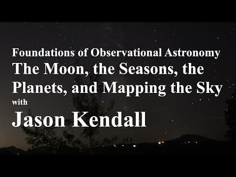 Foundations of Observational Astronomy: The Moon, the Seasons, and Mapping the Sky thumbnail