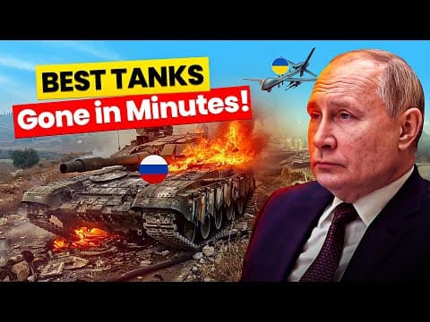 Russia UNLEASHED Its BEST TANKS... Ukraine BLEW Them UP in MINUTES thumbnail