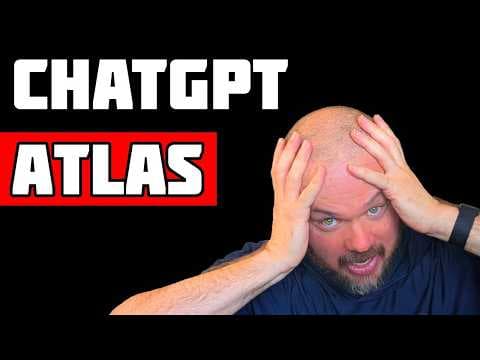 ChatGPT Atlas is live | Testing OpenAI's new AI browser thumbnail