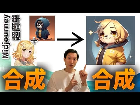 ミッドジャーニーで画像を合成する方法とは？ thumbnail