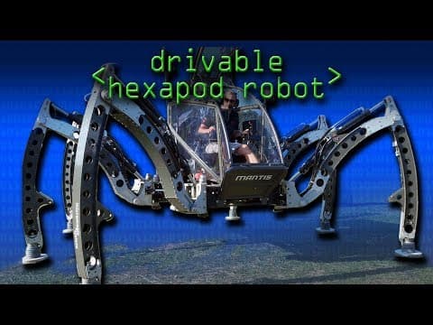 World's Biggest Drivable Hexapod Robot - Computerphile thumbnail