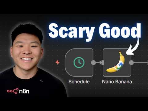 How to Use the NEW Nano Banana 2 in n8n (cheaper & no watermark) thumbnail