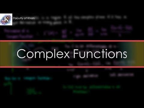 Introduction to Complex Functions thumbnail