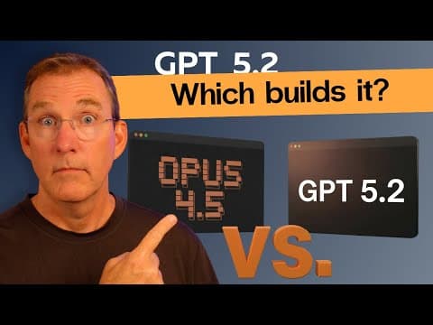 GPT-5.2 vs Opus 4.5: The Ultimate Coding Benchmark thumbnail