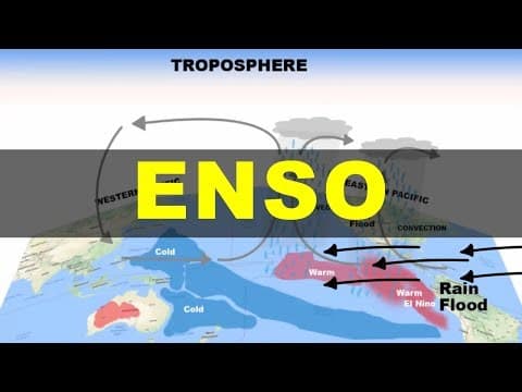 What is ENSO, El nino, La nina, Southern Oscillation, Walker Circulation | UPSC / IAS thumbnail