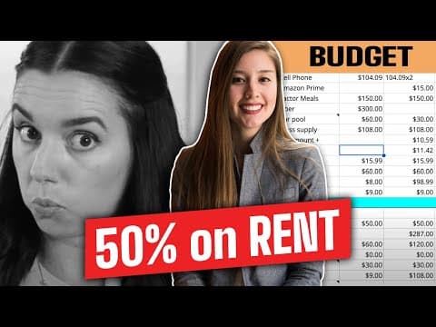 Daycare Teacher Puts HALF of Income Toward Rent?! | Millennial Real Life Budget Review Ep. 16 thumbnail