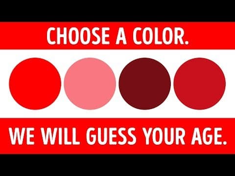 How to Guess Your Mental Age With a Color Quiz thumbnail