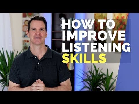 How to Improve Listening Skills thumbnail