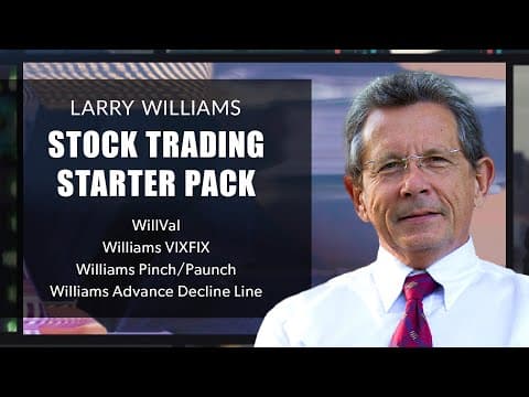 Larry Williams Stock Trading Starter Pack Updates: WillVal, Vix/Fix, Pinch/Paunch, A/D Line thumbnail