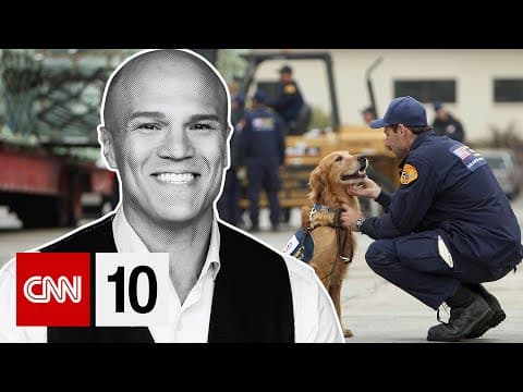 Meet the therapy dogs helping first responders fight wildfires | October 20, 2025 thumbnail