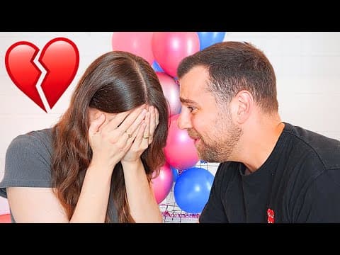 GENDER REVEAL GONE WRONG PRANK ON HUSBAND! thumbnail