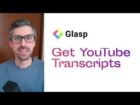 How to Extract YouTube Video Transcripts Quickly thumbnail