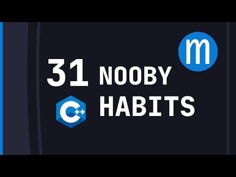 31 nooby C++ habits you need to ditch thumbnail