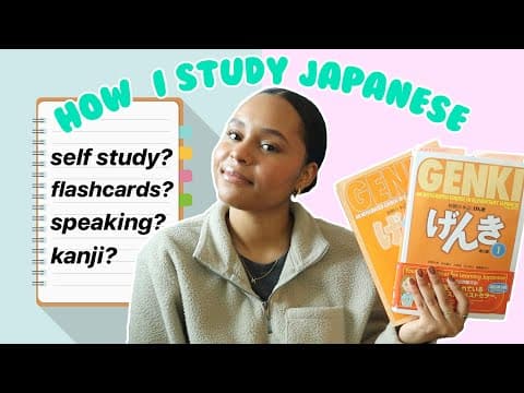 how i study Japanese effectively! 🇯🇵 📚 ✨(alone; at home) thumbnail