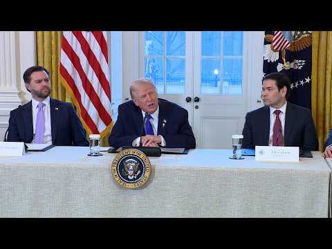 President Trump Participates in a Meeting with Oil and Gas Executives thumbnail
