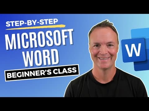 How to use Microsoft Word for Beginners and Beyond! thumbnail