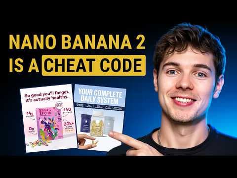How to Create UNLIMITED Image Ads with AI (Nano Banana 2) thumbnail