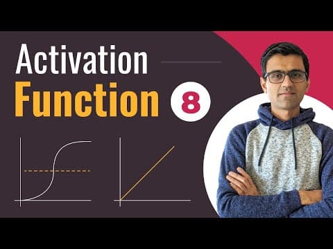 Activation Functions | Deep Learning Tutorial 8 (Tensorflow Tutorial, Keras & Python) thumbnail