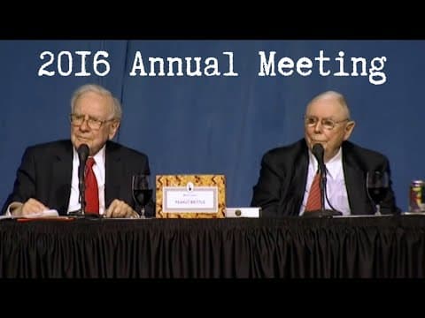 2016 Berkshire Hathaway Annual Meeting (Full Version) thumbnail