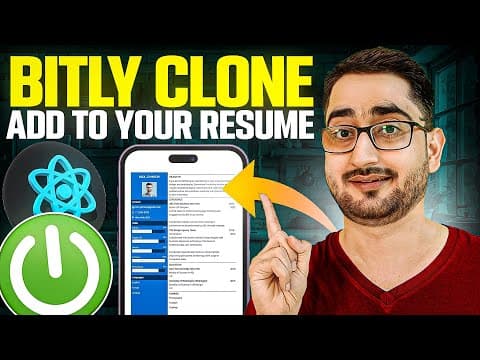 Build Bitly Clone | Spring Boot Full Stack Project | Deploy For FREE | Mastery Course in 12 HOURS thumbnail