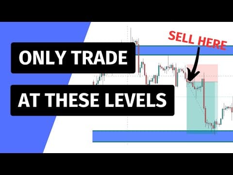 How To Identify KEY LEVELS - KEY Areas/Levels To Trade From thumbnail