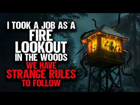 I Took a Job as a Fire Lookout In The Woods. We have STRANGE RULES to follow. thumbnail