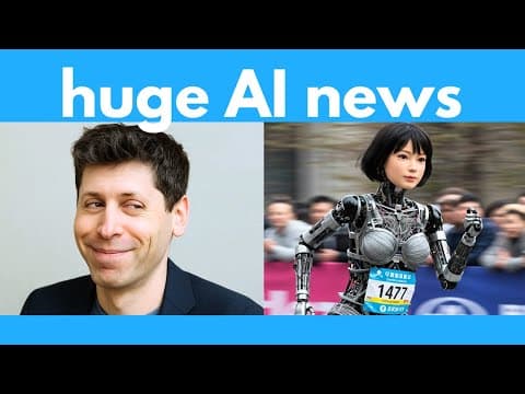 AI talks to dolphins, robot marathon, new deepfakes, o3 & o4-mini, new AI video model thumbnail