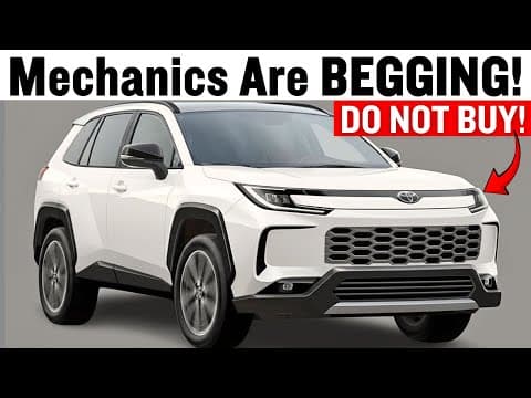7 SUVs That Mechanics Are BEGGING You Not to Buy in 2026 thumbnail