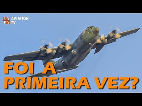 VOCÊ JÁ VIU ISSO? Avião Militar C-130 Hércules Pousa de Surpresa no Aeroporto Santos Dumont, no RJ. thumbnail