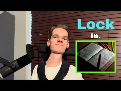 Why You Can’t Lock In With God (and How To Fix It) | Holy Talks EP1 thumbnail