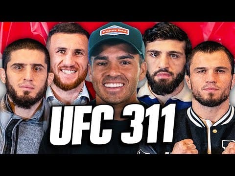 The UFC 311 Fight Week SPECIAL with Islam, Arman, Merab and Umar! thumbnail