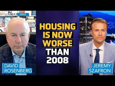 Rosenberg's Warning: This Housing Metric is Now ‘Worse’ Than the 2008 Crash thumbnail