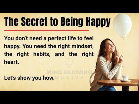 The Real Path to Happiness — Simple, Life-Changing, and Heart-Touching 🔥 | Listening Practice✅ ELS 🔥 thumbnail