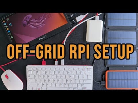 How to Set Up an Off-Grid Raspberry Pi with Solar Power thumbnail