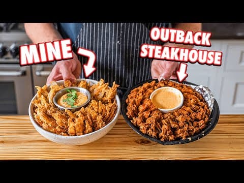 Making Outback Steakhouse Blooming Onion At Home | But Better thumbnail